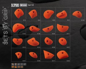 Slopers M size - set 53